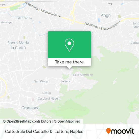 Cattedrale Del Castello Di Lettere map
