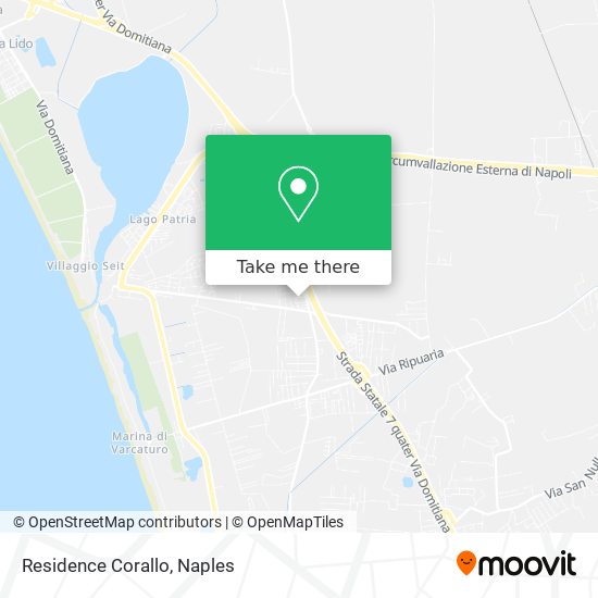 Residence Corallo map