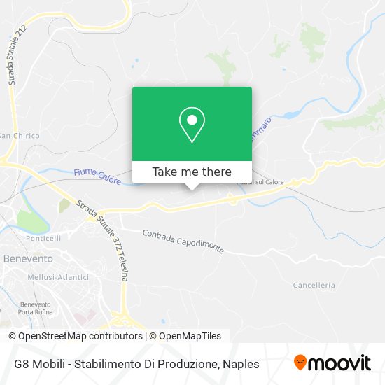 G8 Mobili - Stabilimento Di Produzione map