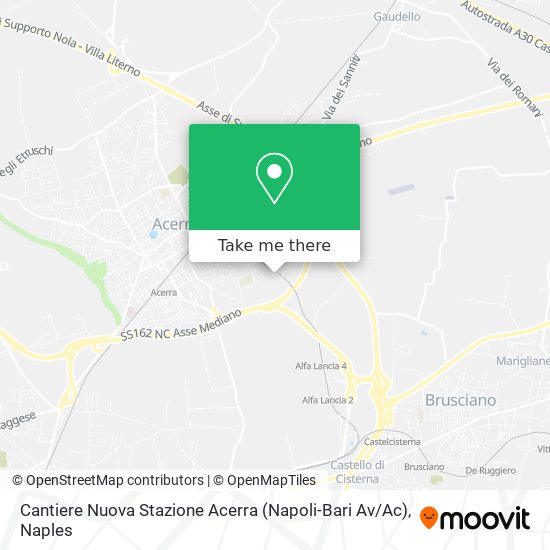 Cantiere Nuova Stazione Acerra (Napoli-Bari Av / Ac) map