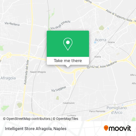 Intelligent Store Afragola map