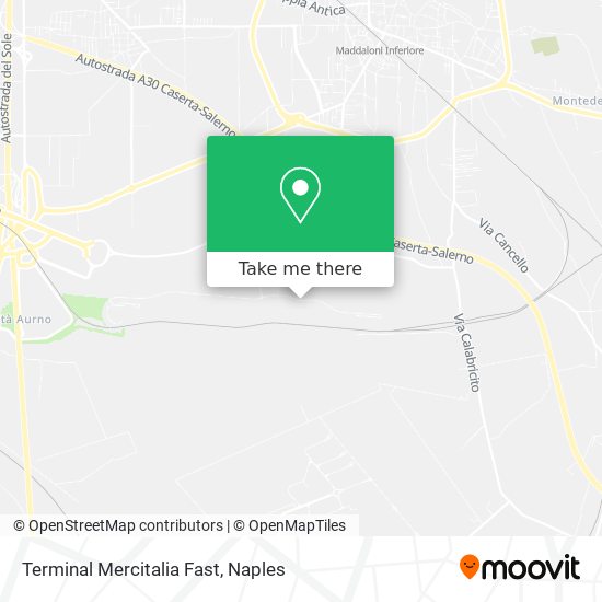 Terminal Mercitalia Fast map