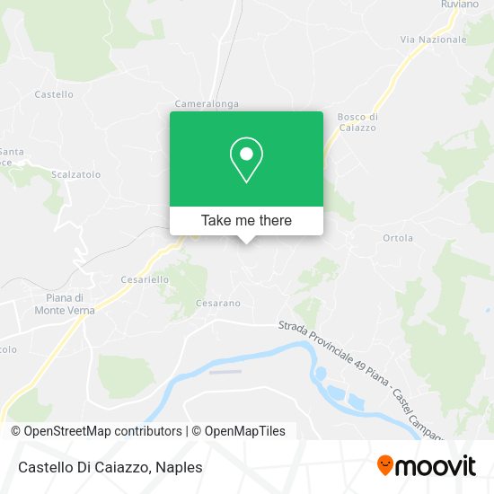 Castello Di Caiazzo map