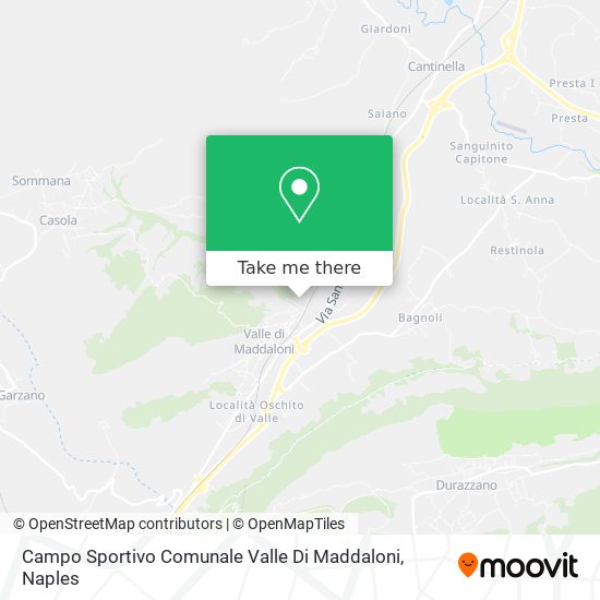 Campo Sportivo Comunale Valle Di Maddaloni map