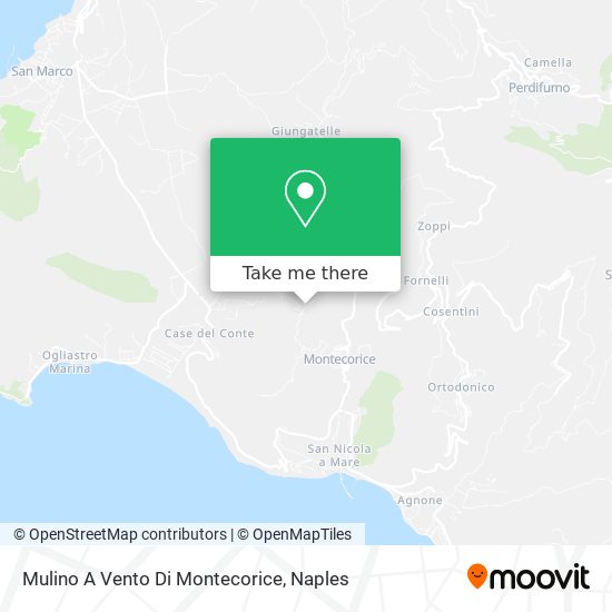 Mulino A Vento Di Montecorice map