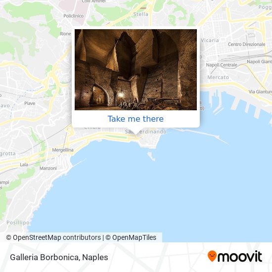 Galleria Borbonica map
