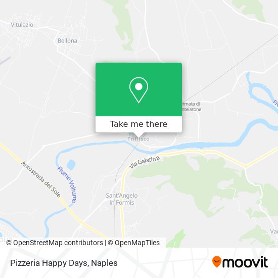 Pizzeria Happy Days map