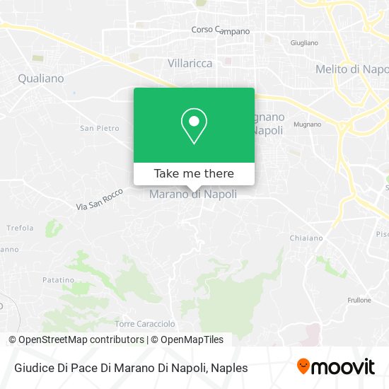 Giudice Di Pace Di Marano Di Napoli map