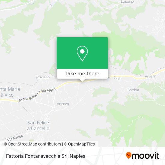 Fattoria Fontanavecchia Srl map