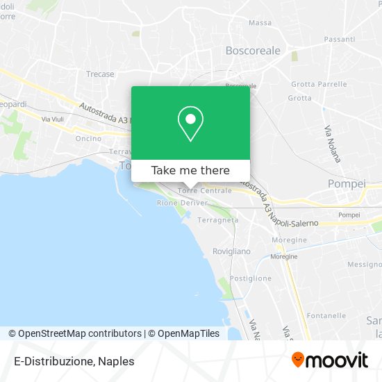 E-Distribuzione map