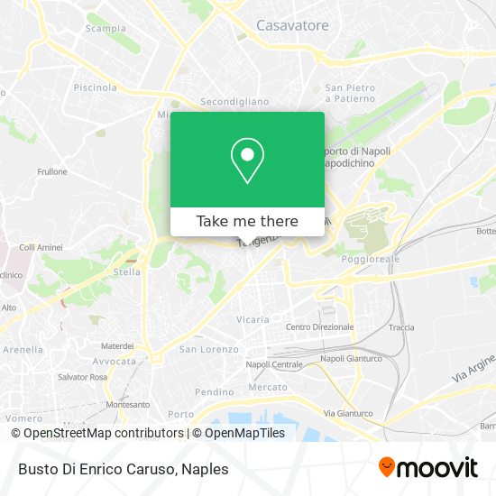 Busto Di Enrico Caruso map
