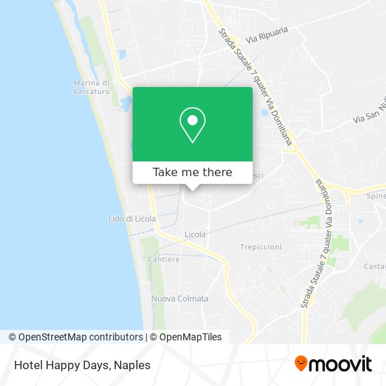 Hotel Happy Days map