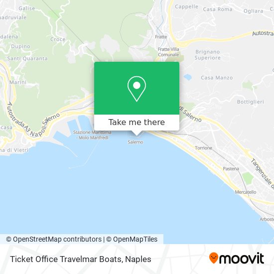 Ticket Office Travelmar Boats map