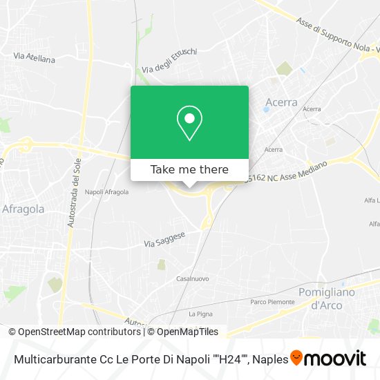 Multicarburante Cc Le Porte Di Napoli ""H24"" map