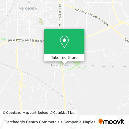 Parcheggio Centro Commerciale Campania map