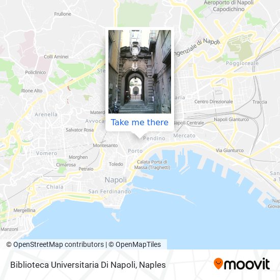 Biblioteca Universitaria Di Napoli map
