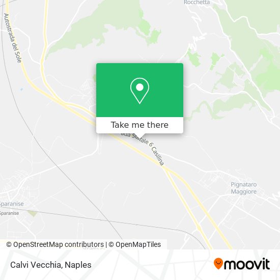 Calvi Vecchia map