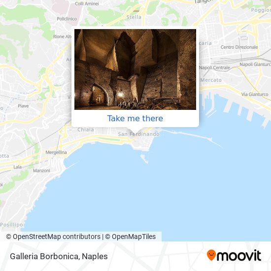 Galleria Borbonica map