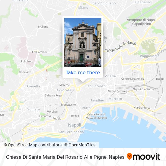 Chiesa Di Santa Maria Del Rosario Alle Pigne map