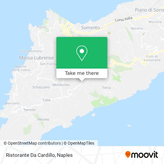 Ristorante Da Cardillo map
