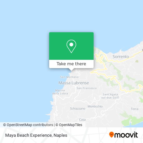 Maya Beach Experience map
