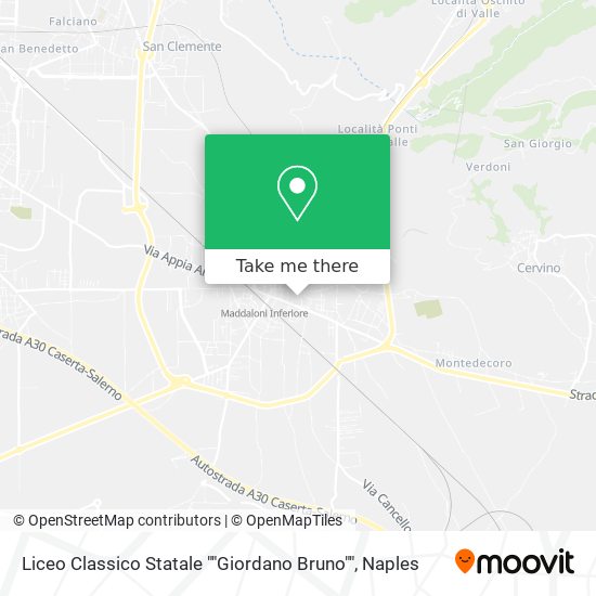 Liceo Classico Statale ""Giordano Bruno"" map