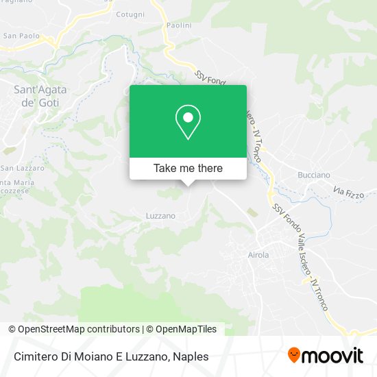 Cimitero Di Moiano E Luzzano map