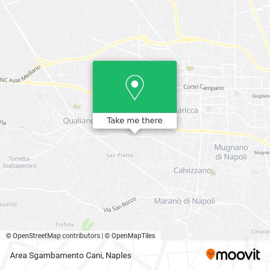 Area Sgambamento Cani map