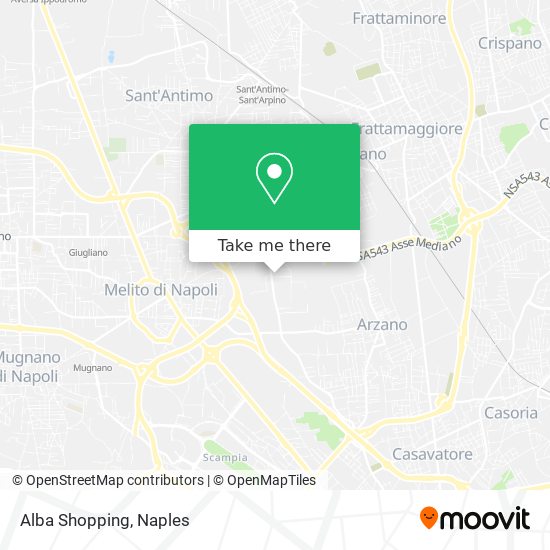 Alba Shopping map
