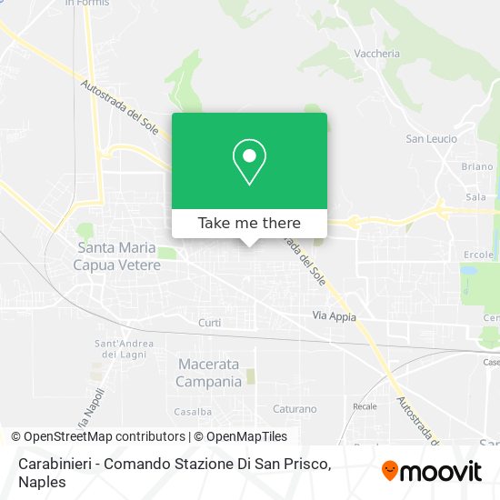 Carabinieri - Comando Stazione Di San Prisco map