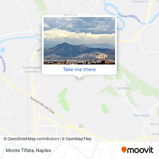 Monte Tifata map