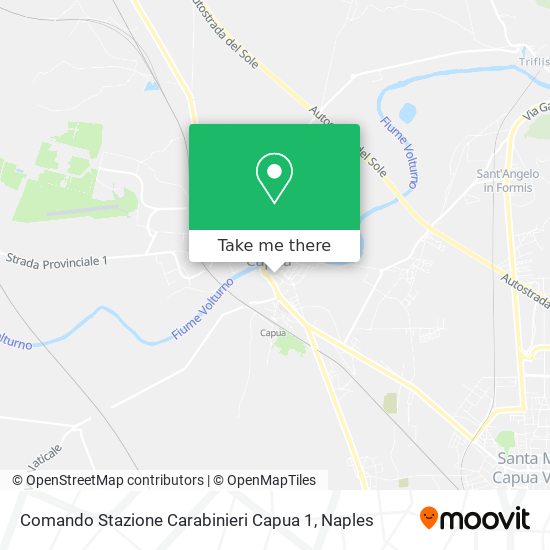 Comando Stazione Carabinieri Capua 1 map