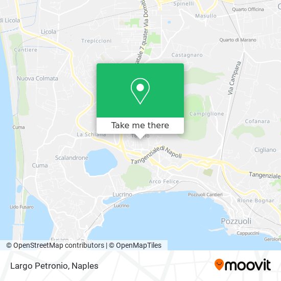 Largo Petronio map