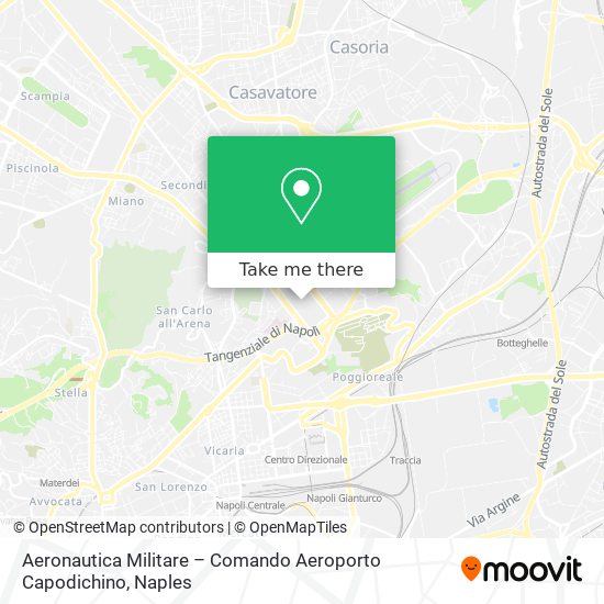 Aeronautica Militare – Comando Aeroporto Capodichino map