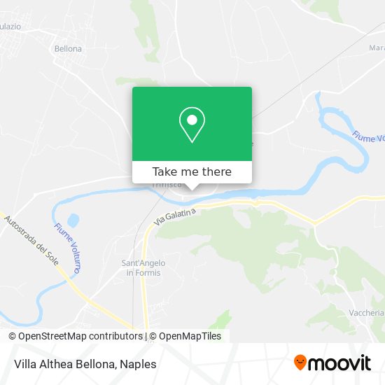 Villa Althea Bellona map