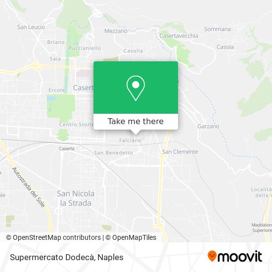 Supermercato Dodecà map
