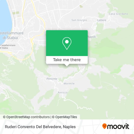 Ruderi Convento Del Belvedere map