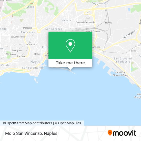Molo San Vincenzo map