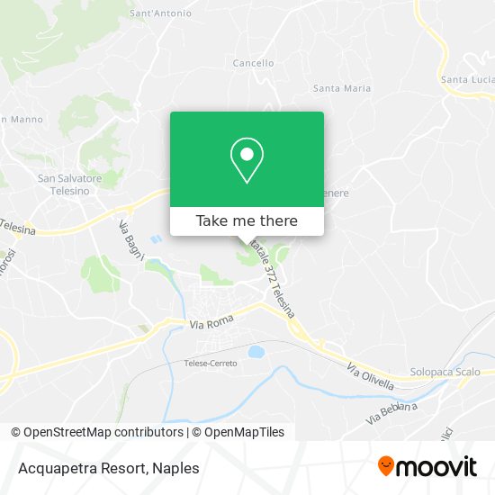 Acquapetra Resort map