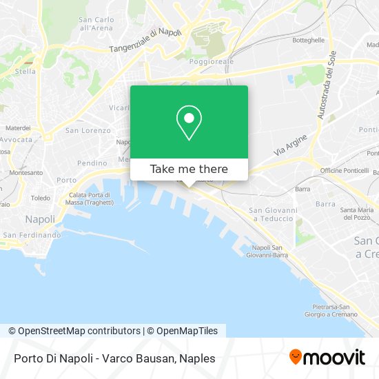 Porto Di Napoli - Varco Bausan map