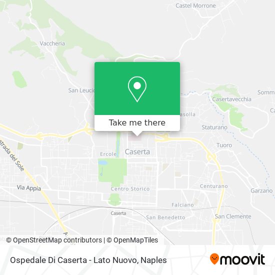 Ospedale Di Caserta - Lato Nuovo map