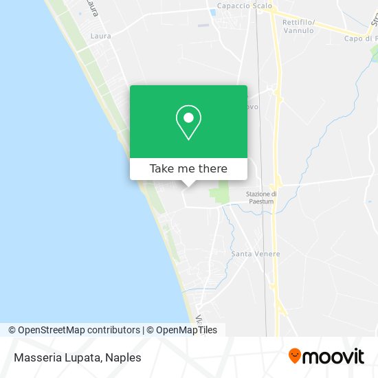 Masseria Lupata map