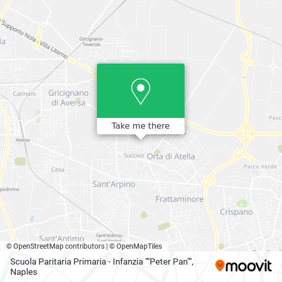 Scuola Paritaria Primaria - Infanzia ""Peter Pan"" map