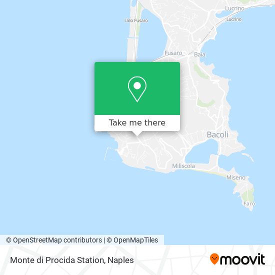 Monte di Procida Station map