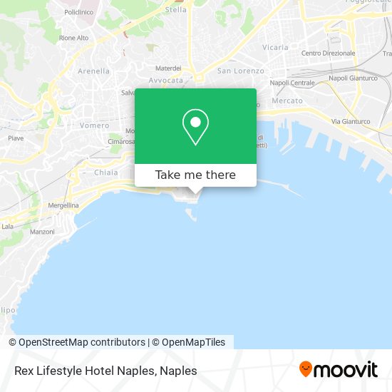 Rex Lifestyle Hotel Naples map