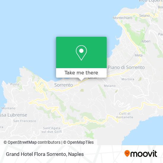 Grand Hotel Flora Sorrento map