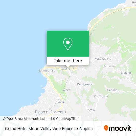 Grand Hotel Moon Valley Vico Equense map