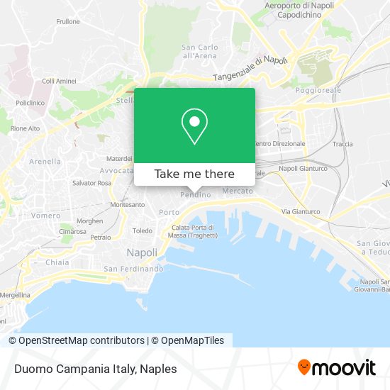 Duomo Campania Italy map