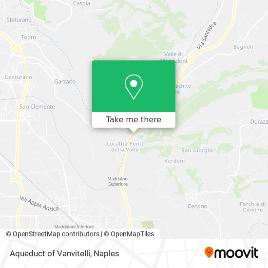 Aqueduct of Vanvitelli map