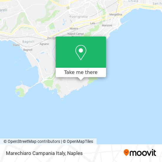 Marechiaro Campania Italy map